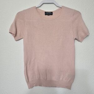Ralph Lauren Soft Pink Crew Neck Sweater